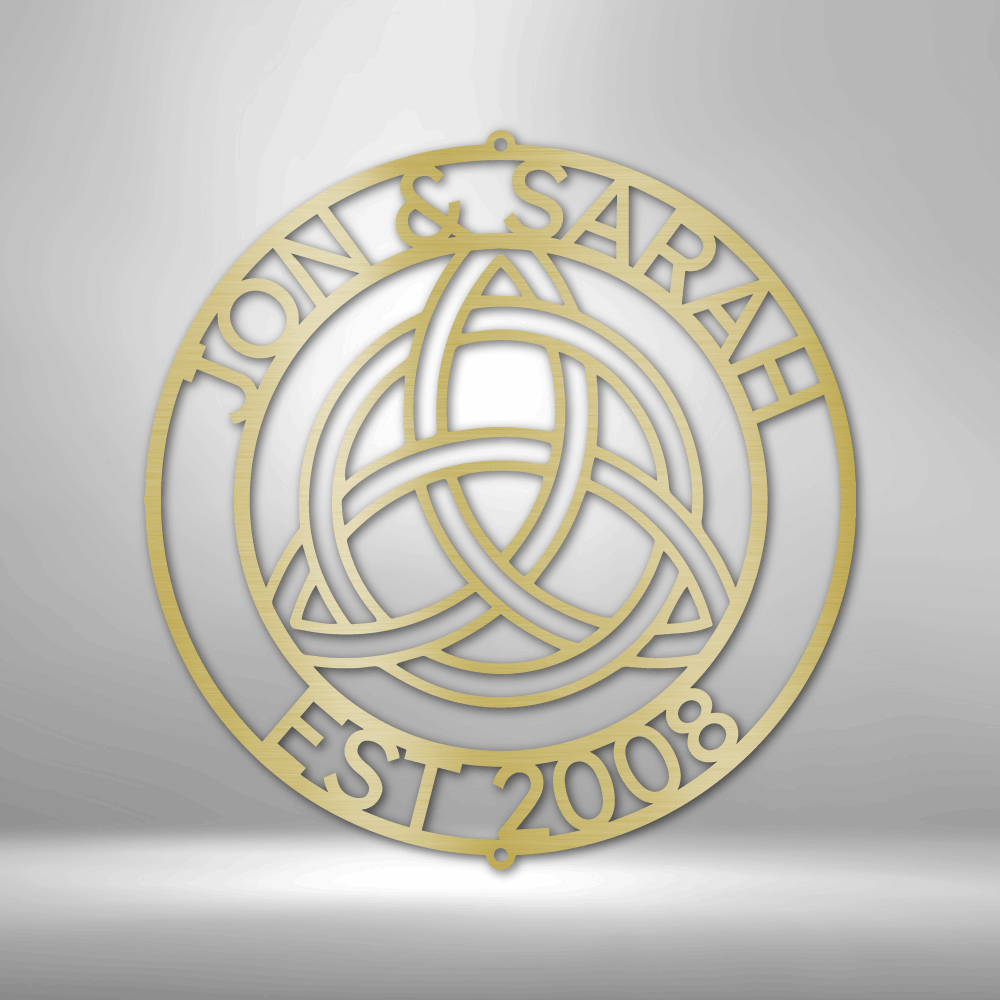 custom made gold steel logo metal